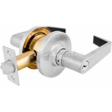 MASTER LOCK Master Lock Commercial Cylindrical Lockset Lever, Storeroom, Brushed Chrome SLC0226DKA4